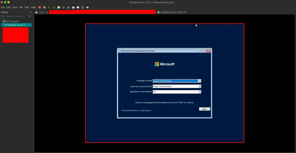 Select language for window Server ISO